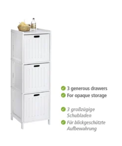 Wenko Regal Oslo 3 Schubladen, Echtholz In Weiß 25 Wenko Regal Oslo 3 Schubladen, Echtholz In Weiß -Relaxdays Verkaufsshop wenko regal oslo 3 schubladen echtholz in weiss 9