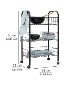 Wenko Rollwagen Florenz Mit 3 Ablagen Schwarz In Schwarz 15 Wenko Rollwagen Florenz Mit 3 Ablagen Schwarz In Schwarz -Relaxdays Verkaufsshop wenko rollwagen florenz mit 3 ablagen schwarz in schwarz 3