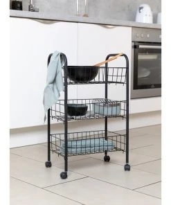 Wenko Rollwagen Florenz Mit 3 Ablagen Schwarz In Schwarz 16 Wenko Rollwagen Florenz Mit 3 Ablagen Schwarz In Schwarz -Relaxdays Verkaufsshop wenko rollwagen florenz mit 3 ablagen schwarz in schwarz 4