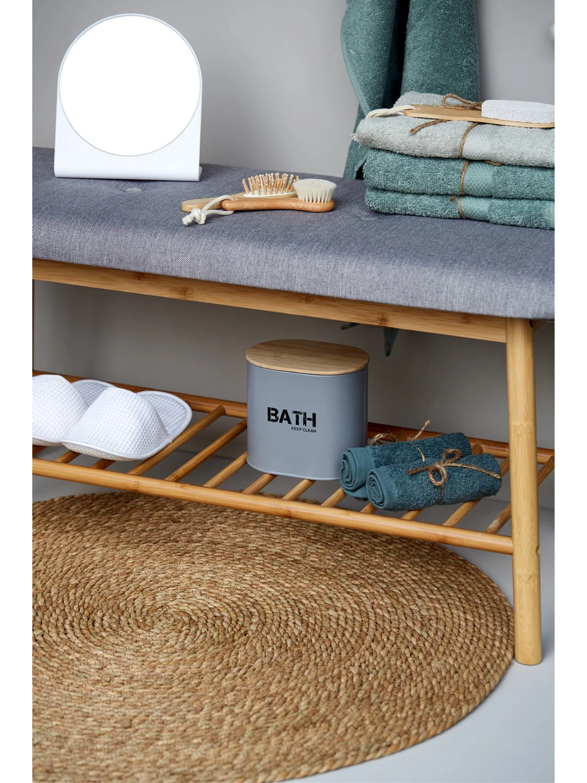 Wenko Schuhbank Aus Bambus Mit Sitzpolster Bahari In Braun 11 Wenko Schuhbank Aus Bambus Mit Sitzpolster Bahari In Braun – Bild 11