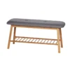 Wenko Schuhbank Aus Bambus Mit Sitzpolster Bahari In Braun