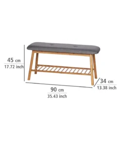 Wenko Schuhbank Aus Bambus Mit Sitzpolster Bahari In Braun 45 Wenko Schuhbank Aus Bambus Mit Sitzpolster Bahari In Braun -Relaxdays Verkaufsshop wenko schuhbank aus bambus mit sitzpolster bahari in braun 17