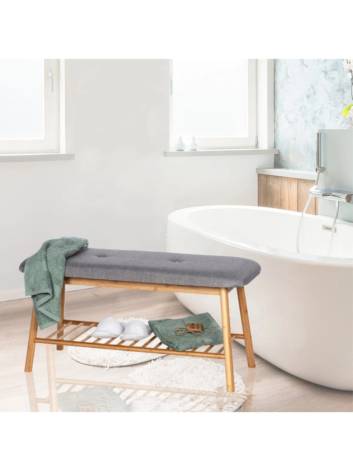 Wenko Schuhbank Aus Bambus Mit Sitzpolster Bahari In Braun 26 Wenko Schuhbank Aus Bambus Mit Sitzpolster Bahari In Braun – Bild 26