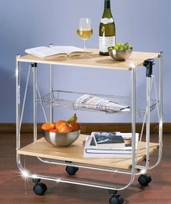 Wenko Servierwagen Dinett Deluxe Ahorn In Beige 11 Wenko Servierwagen Dinett Deluxe Ahorn In Beige -Relaxdays Verkaufsshop wenko servierwagen dinett deluxe ahorn in beige 5