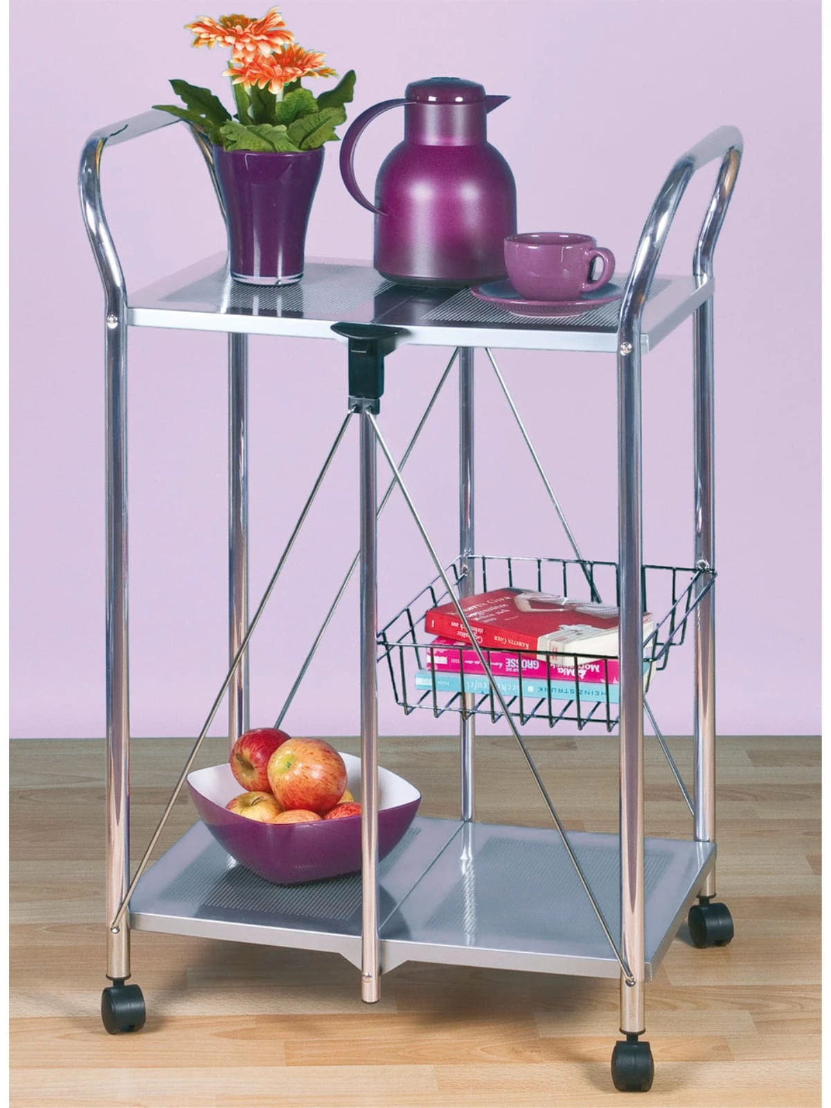 Wenko Servierwagen Sunny Silber In Silber 20 Wenko Servierwagen Sunny Silber In Silber – Bild 20