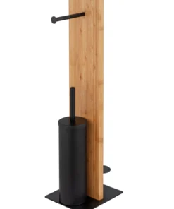 Wenko Stand WC-Garnitur Lesina Bambus In Natur -Relaxdays Verkaufsshop wenko stand wc garnitur lesina bambus in natur 4