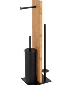 Wenko Stand WC-Garnitur Lesina Bambus In Natur -Relaxdays Verkaufsshop wenko stand wc garnitur lesina bambus in natur 6