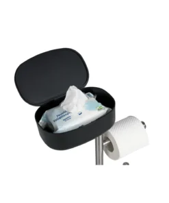 Wenko Stand WC-Garnitur Mit Box Rivazza Schwarz In Schwarz -Relaxdays Verkaufsshop wenko stand wc garnitur mit box rivazza schwarz in schwarz 18