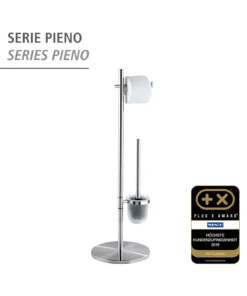 Wenko Stand WC-Garnitur Pieno Edelstahl In Satiniert -Relaxdays Verkaufsshop wenko stand wc garnitur pieno edelstahl in satiniert 7