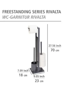 Wenko Stand WC-Garnitur Rivalta Grau In Grau 17 Wenko Stand WC-Garnitur Rivalta Grau In Grau -Relaxdays Verkaufsshop wenko stand wc garnitur rivalta grau in grau 3