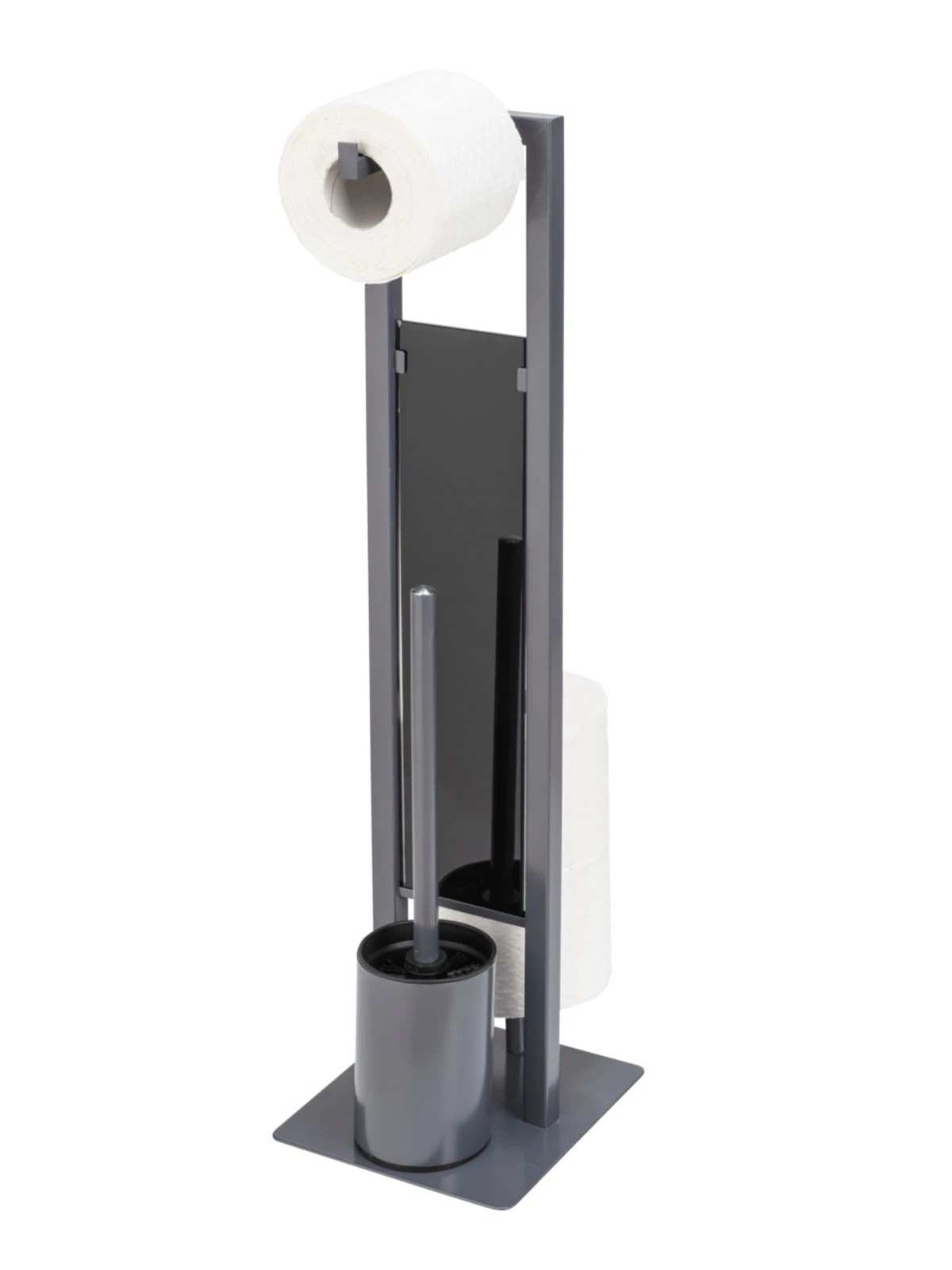 Wenko Stand WC-Garnitur Rivalta Grau In Grau 6 Wenko Stand WC-Garnitur Rivalta Grau In Grau – Bild 6