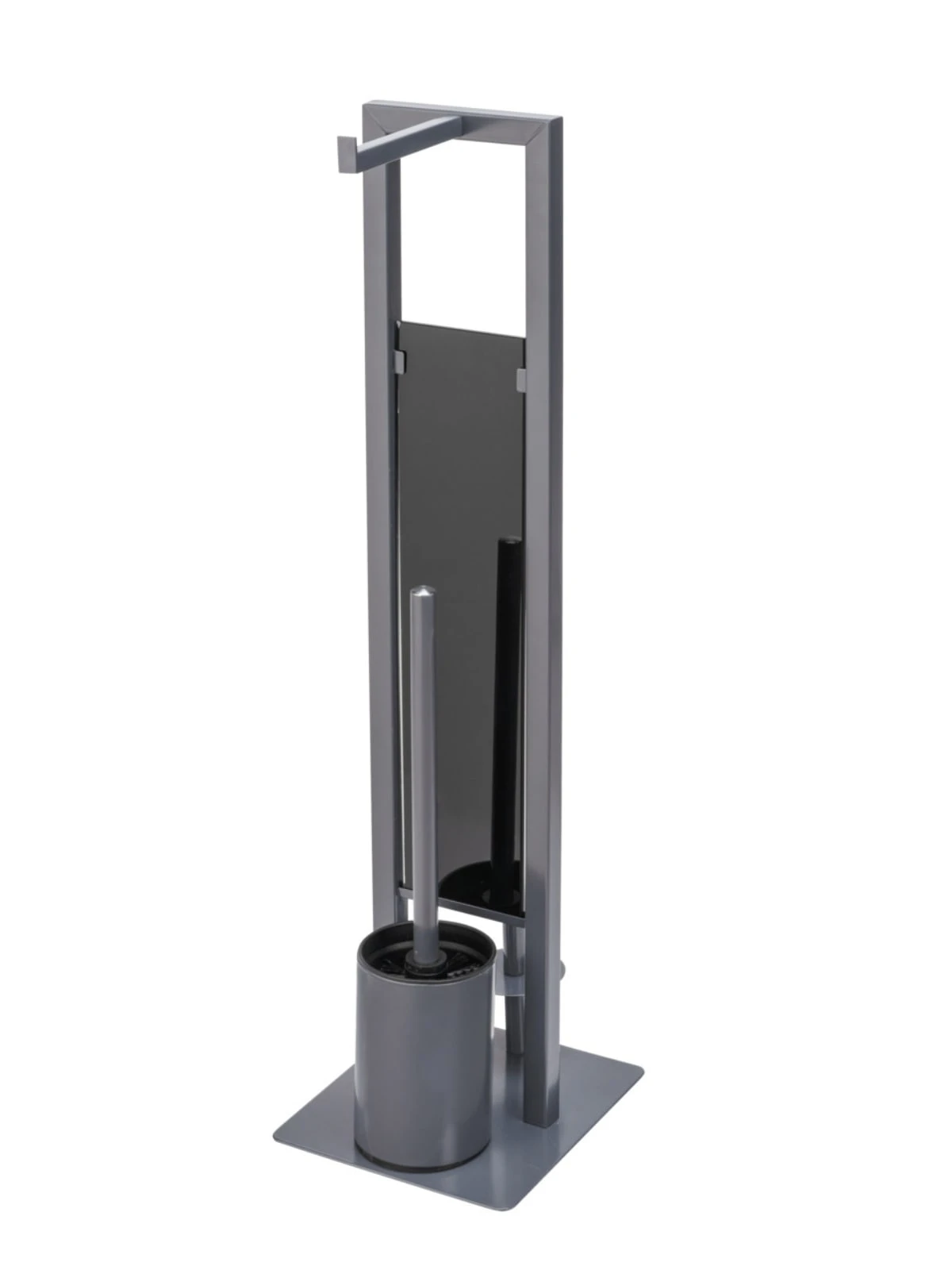 Wenko Stand WC-Garnitur Rivalta Grau In Grau 7 Wenko Stand WC-Garnitur Rivalta Grau In Grau – Bild 7