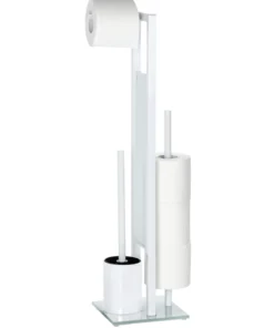 Wenko Stand WC-Garnitur Rivalta Weiß In Weiß -Relaxdays Verkaufsshop wenko stand wc garnitur rivalta weiss in weiss 11