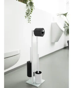 Wenko Stand WC-Garnitur Rivalta Weiß In Weiß -Relaxdays Verkaufsshop wenko stand wc garnitur rivalta weiss in weiss 19