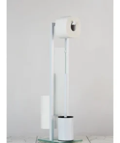 Wenko Stand WC-Garnitur Rivalta Weiß In Weiß -Relaxdays Verkaufsshop wenko stand wc garnitur rivalta weiss in weiss 6