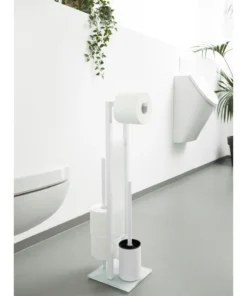 Wenko Stand WC-Garnitur Rivalta Weiß In Weiß -Relaxdays Verkaufsshop wenko stand wc garnitur rivalta weiss in weiss 7