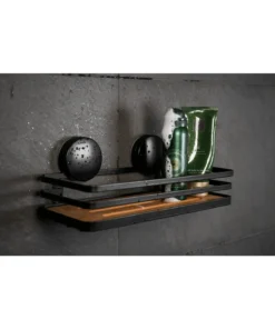 Wenko Static-Loc® Wandablage Alba In Schwarz -Relaxdays Verkaufsshop wenko static loc r wandablage alba in schwarz 20