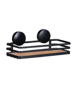 Wenko Static-Loc® Wandablage Alba In Schwarz