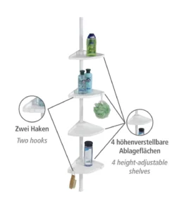 Wenko Teleskop Duschecke Compact Weiß In Weiß 23 Wenko Teleskop Duschecke Compact Weiß In Weiß -Relaxdays Verkaufsshop wenko teleskop duschecke compact weiss in weiss 3