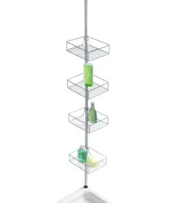 Wenko Teleskopregal Domaso Mit Extra Tiefen Körben Edelstahl In Glänzend -Relaxdays Verkaufsshop wenko teleskopregal domaso mit extra tiefen korben edelstahl in glanzend 10