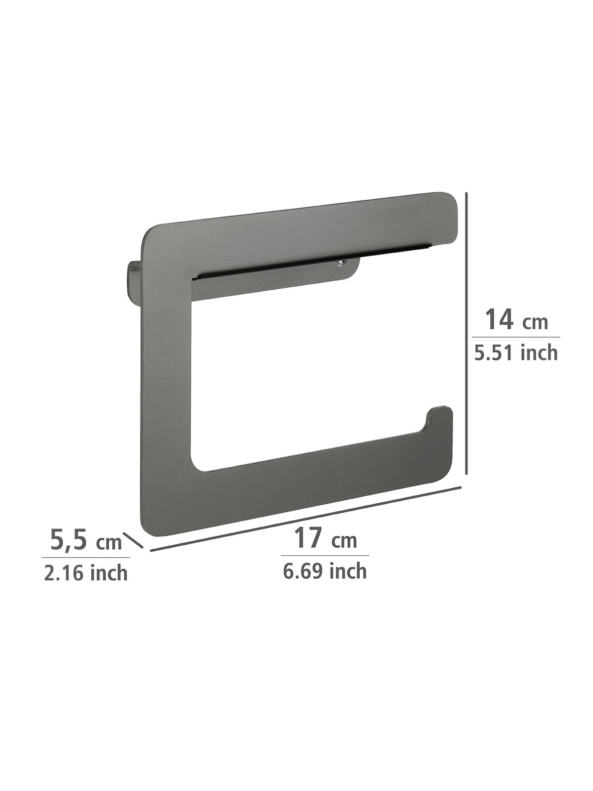 Wenko Toilettenpapierhalter Montella In Greau 3 Wenko Toilettenpapierhalter Montella In Greau – Bild 3