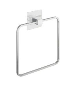 Wenko Turbo-Loc® Edelstahl Handtuchring Quadro In Chrom