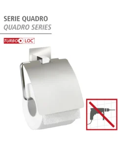 Wenko Turbo-Loc® Edelstahl Toilettenpapierhalter Mit Deckel Quadro In Chrom -Relaxdays Verkaufsshop wenko turbo loc r edelstahl toilettenpapierhalter mit deckel quadro in chrom 9