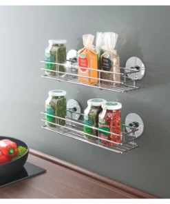 Wenko Turbo-Loc® Gewürzbord In Silber -Relaxdays Verkaufsshop wenko turbo loc r gewurzbord in silber 3