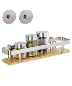 Wenko Turbo-Loc® Gewürzregal Premium In Silber