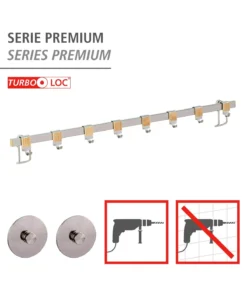 Wenko Turbo-Loc® Hakenleiste Premium Mit 8 Haken In Silber -Relaxdays Verkaufsshop wenko turbo loc r hakenleiste premium mit 8 haken in silber 13