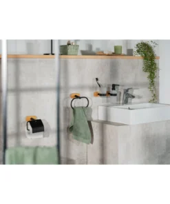 Wenko Turbo-Loc® Handtuchring Orea Bamboo In Schwarz -Relaxdays Verkaufsshop wenko turbo loc r handtuchring orea bamboo in schwarz 7