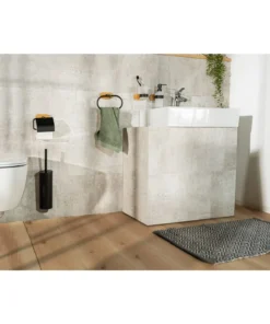 Wenko Turbo-Loc® Handtuchring Orea Bamboo In Schwarz -Relaxdays Verkaufsshop wenko turbo loc r handtuchring orea bamboo in schwarz 8