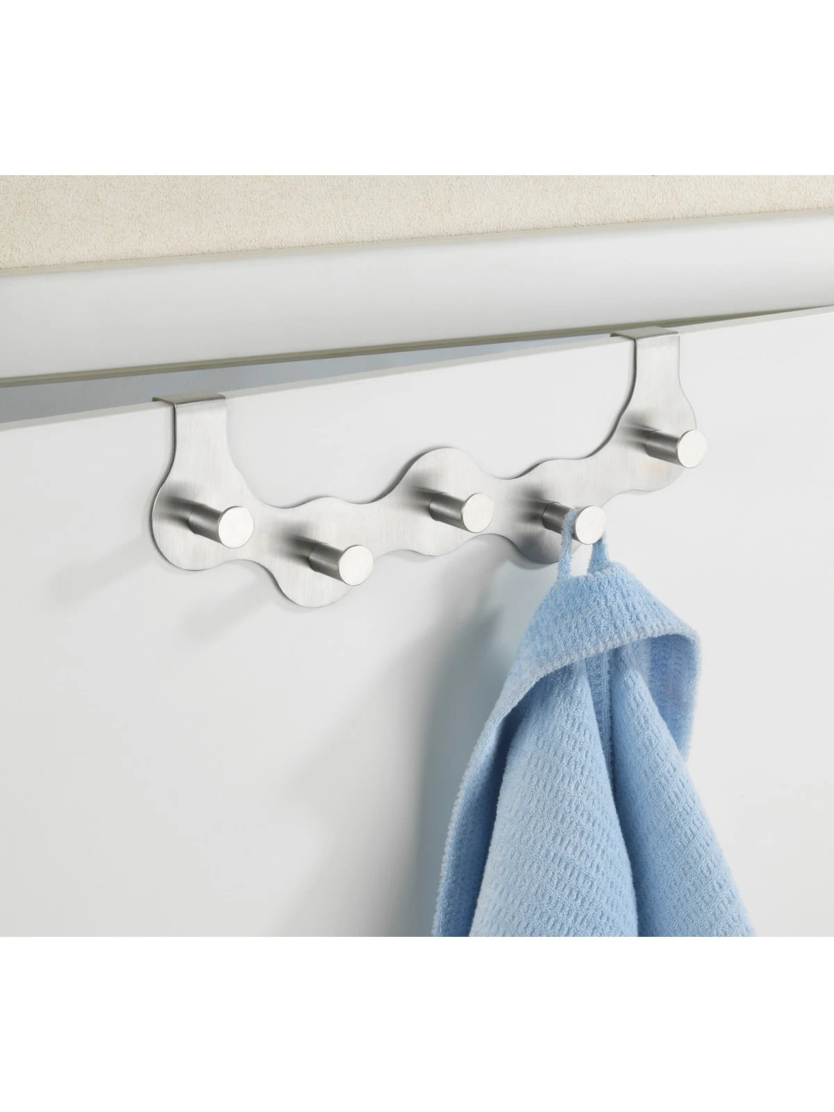 Wenko Türgarderobe Garda Edelstahl 2 Wenko Türgarderobe Garda Edelstahl – Bild 2