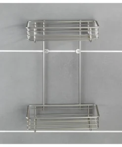 Wenko Universalablage Milano 2 Etagen Satiniert -Relaxdays Verkaufsshop wenko universalablage milano 2 etagen satiniert 13