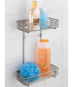 Wenko Universalablage Milano 2 Etagen Satiniert -Relaxdays Verkaufsshop wenko universalablage milano 2 etagen satiniert 7