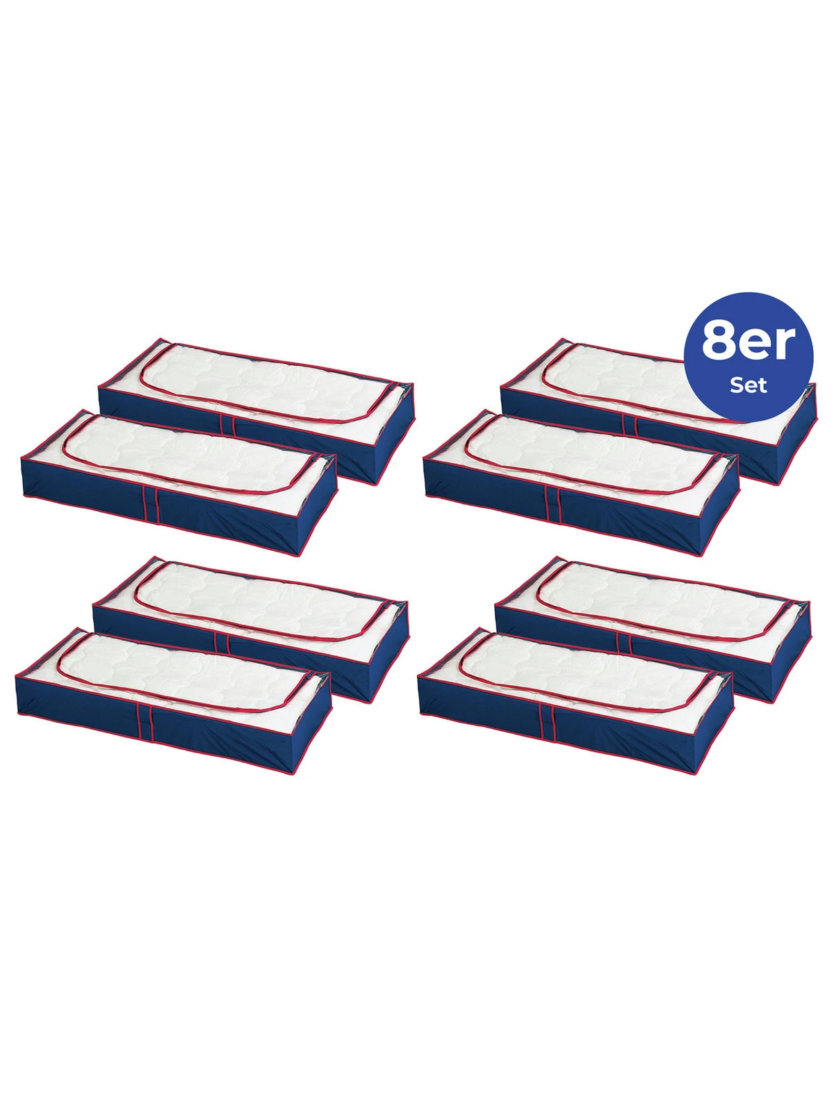 Wenko Unterbettkommode Blau-Rot 8er Set In Blau 8 Wenko Unterbettkommode Blau-Rot 8er Set In Blau – Bild 8