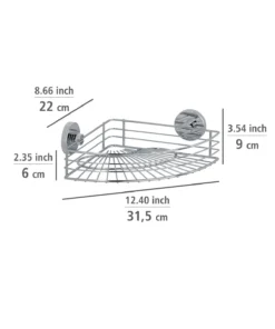 Wenko Vacuum-Loc® Eckablage Bari In Chrom 18 Wenko Vacuum-Loc® Eckablage Bari In Chrom -Relaxdays Verkaufsshop wenko vacuum loc r eckablage bari in chrom 4