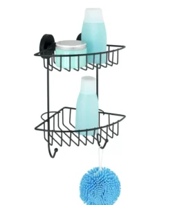 Wenko Vacuum-Loc® Eckregal 2 Etagen Bari Schwarz In Schwarz 18 Wenko Vacuum-Loc® Eckregal 2 Etagen Bari Schwarz In Schwarz -Relaxdays Verkaufsshop wenko vacuum loc r eckregal 2 etagen bari schwarz in schwarz 6