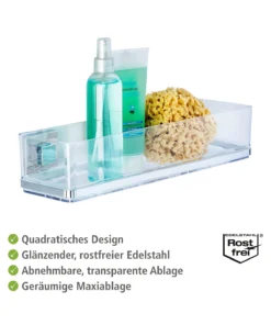 Wenko Vacuum-Loc® Maxiablage Quadro Edelstahl In Glänzend 30 Wenko Vacuum-Loc® Maxiablage Quadro Edelstahl In Glänzend -Relaxdays Verkaufsshop wenko vacuum loc r maxiablage quadro edelstahl in glanzend 2