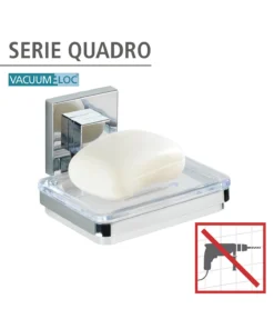 Wenko Vacuum-Loc® Seifenablage Quadro Edelstahl In Chrom -Relaxdays Verkaufsshop wenko vacuum loc r seifenablage quadro edelstahl in chrom 9