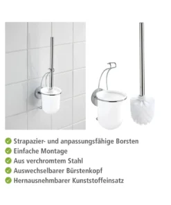 Wenko Vacuum-Loc® Wand WC-Garnitur Milazzo In Chrom 29 Wenko Vacuum-Loc® Wand WC-Garnitur Milazzo In Chrom -Relaxdays Verkaufsshop wenko vacuum loc r wand wc garnitur milazzo in chrom 11