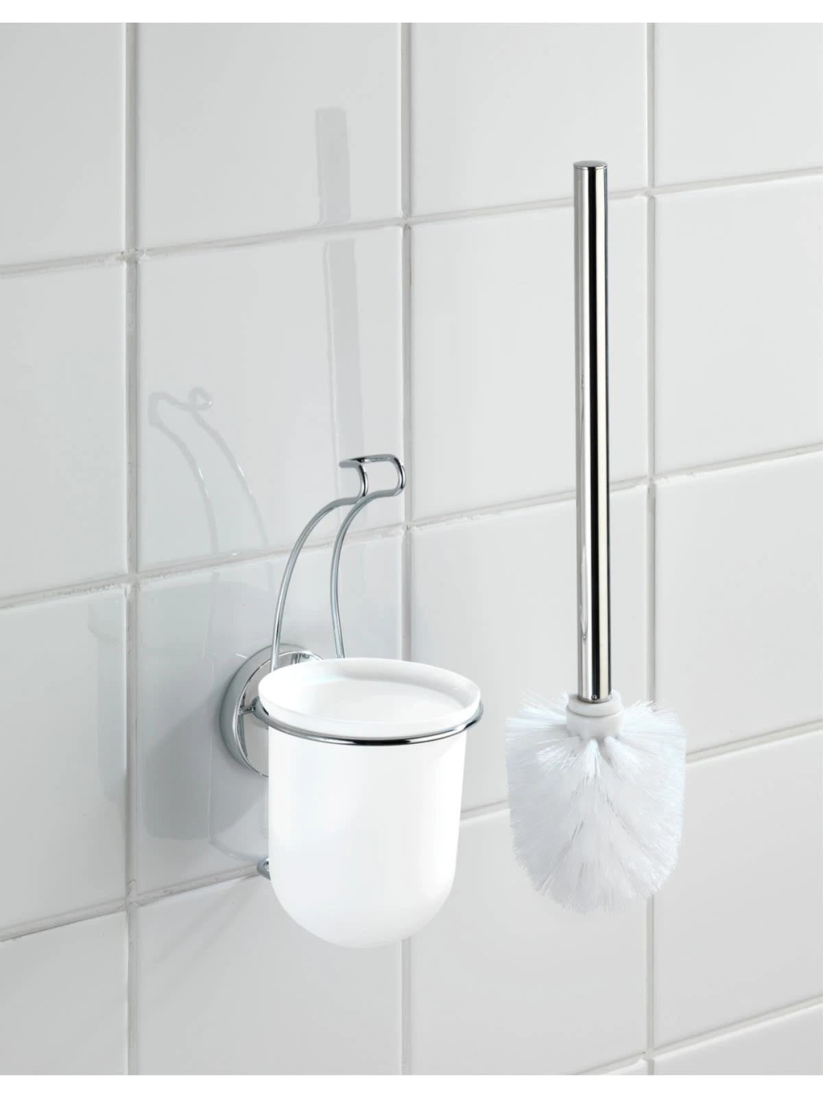 Wenko Vacuum-Loc® Wand WC-Garnitur Milazzo In Chrom 6 Wenko Vacuum-Loc® Wand WC-Garnitur Milazzo In Chrom – Bild 6