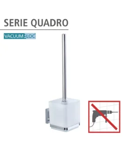 Wenko Vacuum-Loc® WC-Garnitur Quadro Edelstahl In Glänzend -Relaxdays Verkaufsshop wenko vacuum loc r wc garnitur quadro edelstahl in glanzend 10