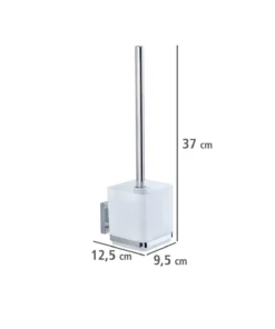 Wenko Vacuum-Loc® WC-Garnitur Quadro Edelstahl In Glänzend -Relaxdays Verkaufsshop wenko vacuum loc r wc garnitur quadro edelstahl in glanzend 13