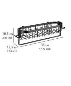 Wenko Wandablage Mit Haken Classic Plus Black In Schwarz -Relaxdays Verkaufsshop wenko wandablage mit haken classic plus black in schwarz 17