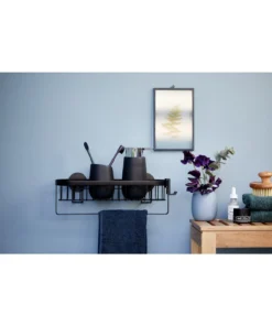 Wenko Wandablage Mit Haken Classic Plus Black In Schwarz -Relaxdays Verkaufsshop wenko wandablage mit haken classic plus black in schwarz 23