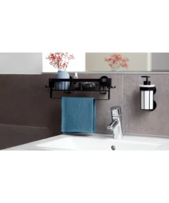 Wenko Wandablage Mit Haken Classic Plus Black In Schwarz -Relaxdays Verkaufsshop wenko wandablage mit haken classic plus black in schwarz 7