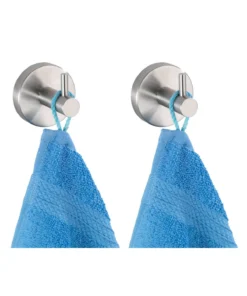 Wenko Wandhaken Uno Bosio Edelstahl Matt 2er Set In Silber