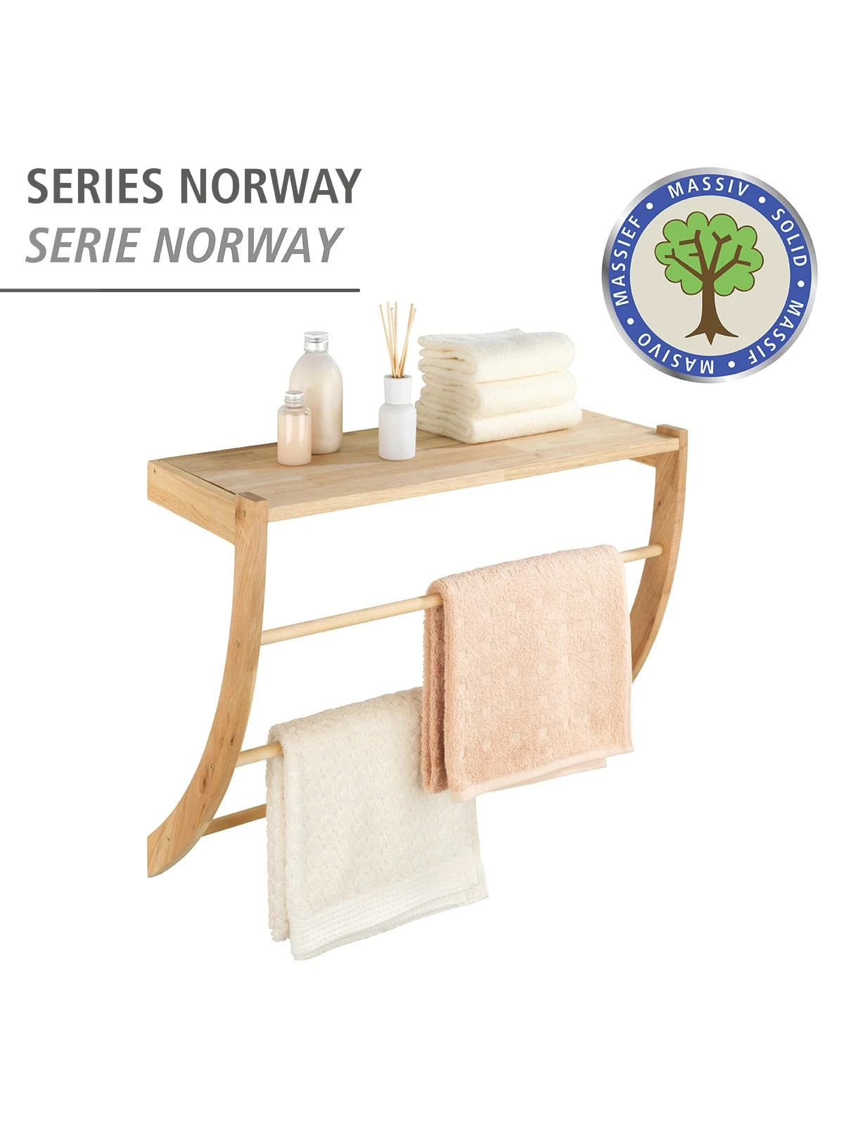 Wenko Wandregal Norway Walnussholz In Walnuss 2 Wenko Wandregal Norway Walnussholz In Walnuss – Bild 2