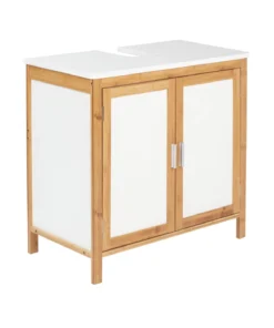 Wenko Waschbeckenunterschrank Finja In Natur -Relaxdays Verkaufsshop wenko waschbeckenunterschrank finja in natur 10